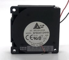 Delta BFB04512HHA 4510 DC12V 0.26A 4.5CM 2-Wire Turbo Cooling Fan