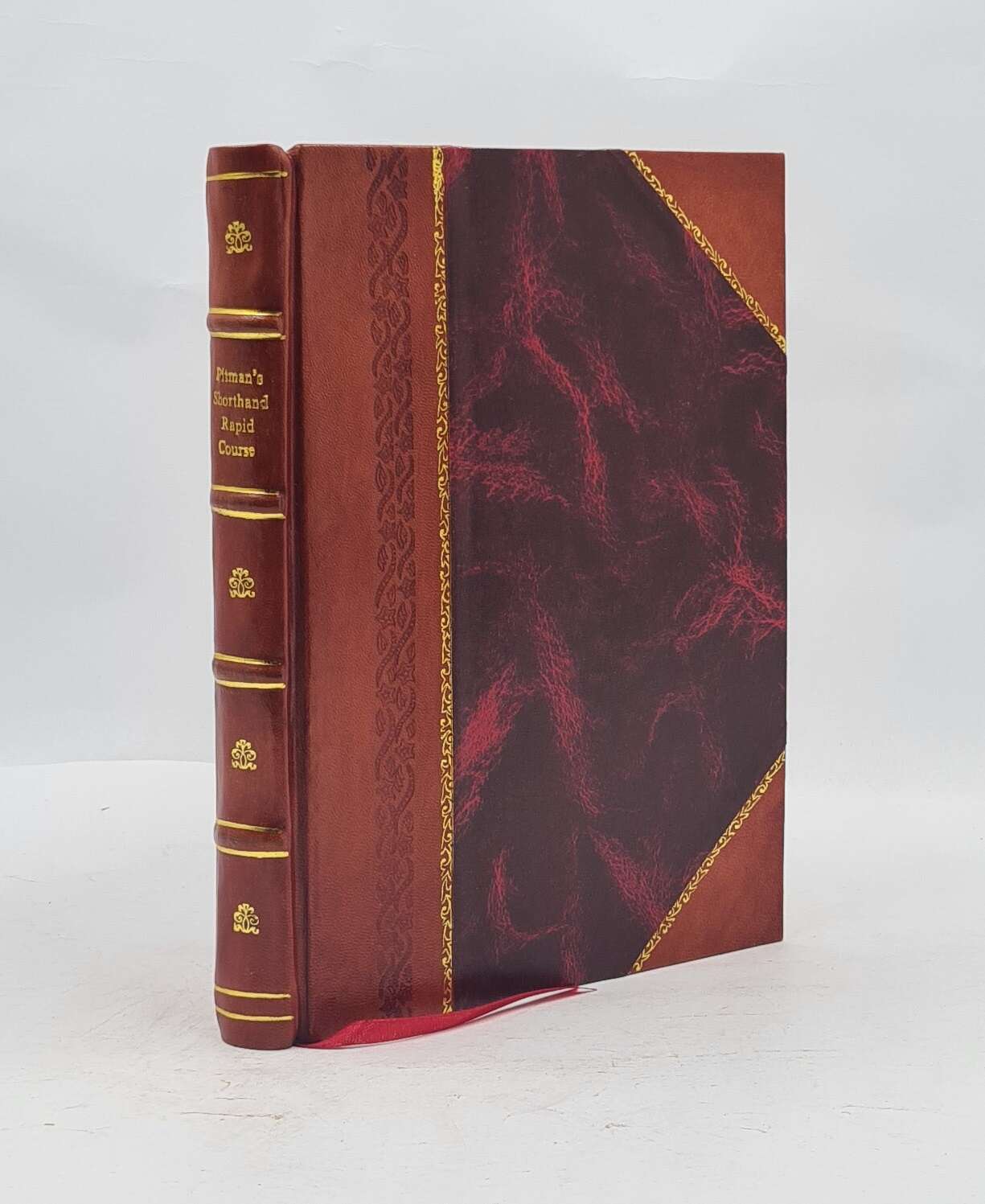 Pitmans Shorthand Rapid Course 20 Simple Lessons Leather Bound Edition