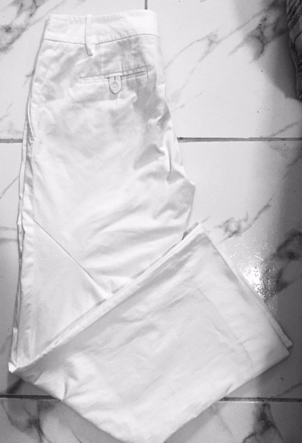 FACONNABLE jeans WHITE COTTON Size 10 Uk flared leg vintage RRP £199.00 image 2