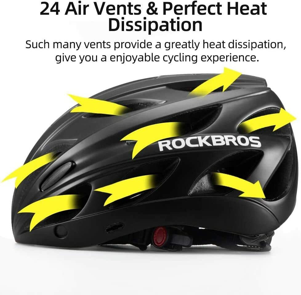 Casco da Bici Rockbros per Giovani e Adulti foto 5
