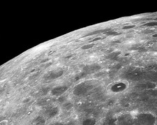NASA APOLLO 8 LUNAR SURFACE CRATER 8x10 GLOSSY PHOTO PRINT