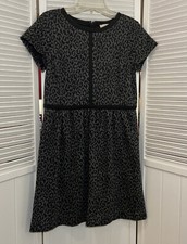 LOFT Womens 2P Dress Animal Print Short Sleeve Fit & Flare Stretch NWT Multi