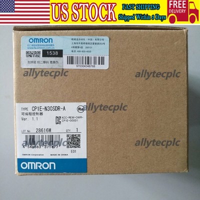 1PC New Omron CP1E-N30SDR-A PLC Module CP1EN30SDRA In Box Expedited Shipping