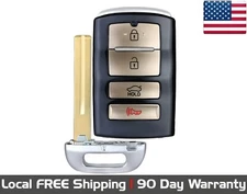 1x New Quality Replacement Proximity Key Fob Remote For 2017-2019 Kia Cadenza