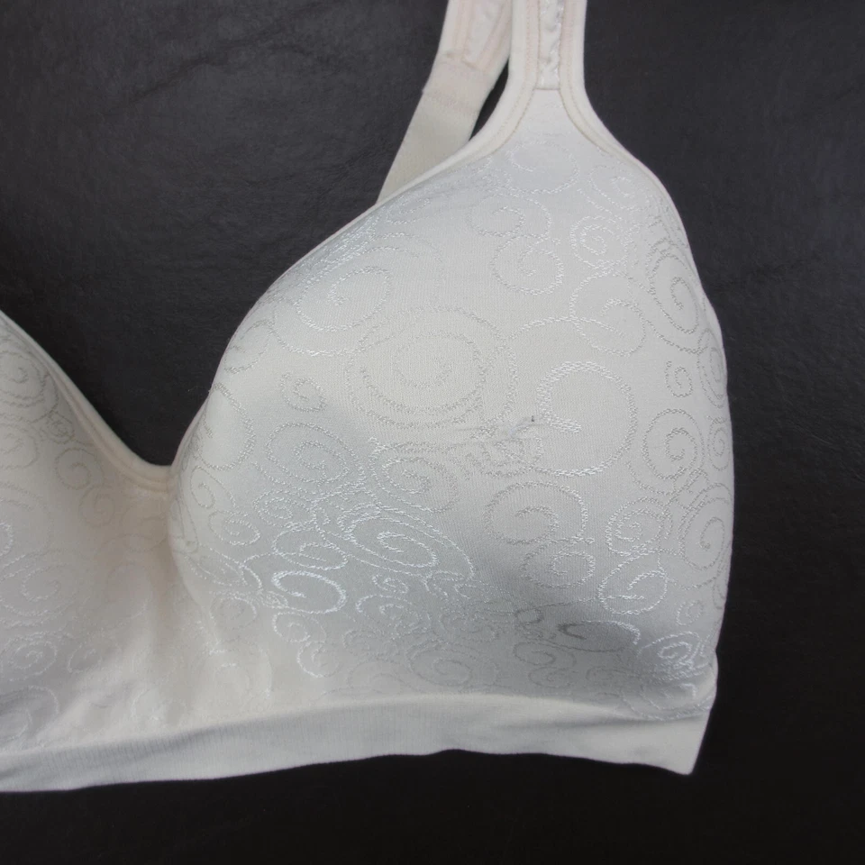 Sutiã Bali tamanho 38DD amarelo acolchoado sem fio fecho ajustável atrás - Imagem 4 de 4