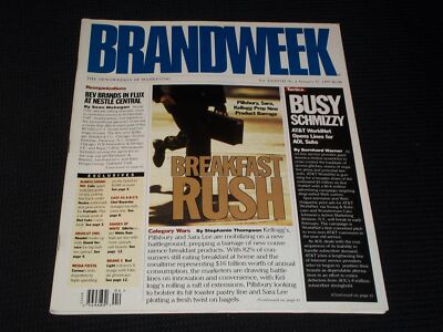 1997 JANUARY 27 BRANDWEEK MAGAZINE - BREAKFAST RUSH FRONT COVER - E 1428