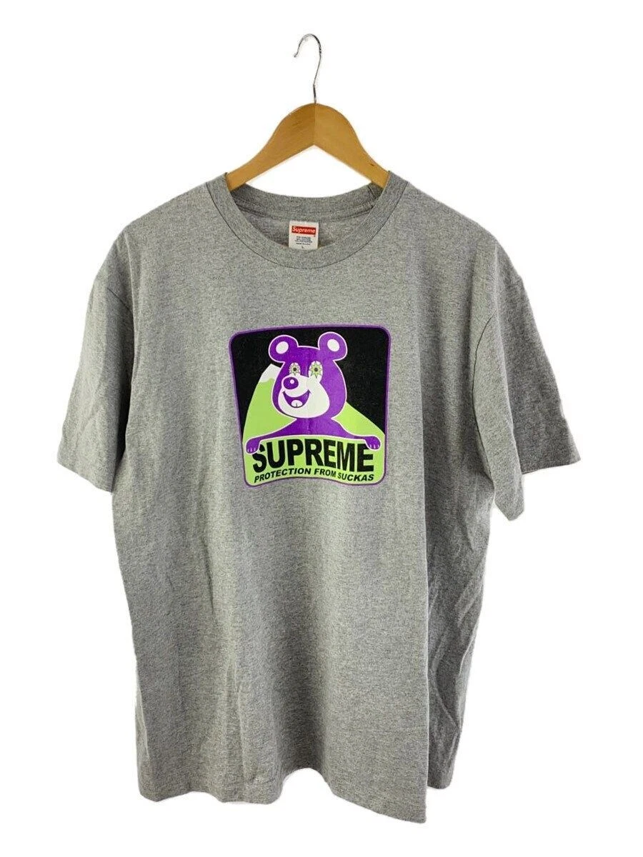 Chemise Supreme manches courtes M coton gris occasion