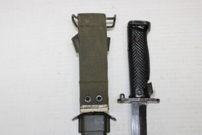 US Military Issue M5 IMPERIAL Bayonet Knife USM8A1 Scabbard M1