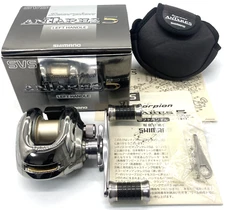 Shimano Scorpion ANTARES 5 Left Bait Casting Reel w/Custom Handle "Excellent+++"