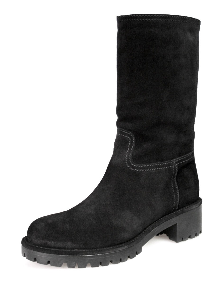 AUTH LUXURY PRADA HALF-BOOT SHOES 3U5901 BLACK SUEDE US 10.5 AUTH LUXURY PRADA HALF-BOOT SHOES 3U5901 BLACK SUEDE US 10.5