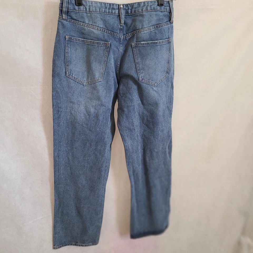 Pantalones de mezclilla para mujer Rebecca Minkoff desgastados con adornos de cristal talla 4, 8, 10 Foto 3 de 4