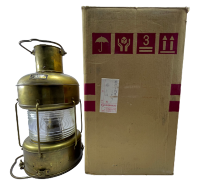 Nippon Sento Ship Lantern A-2 NO.3 White Light Oil Vintage