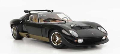 絶版★京商1/18LAMBORGHINI MIURA SVR黒金08319BKG Kyosho Original 1/18 Lamborghini Miura SVR Black Finished Product