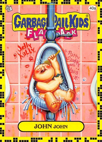 GARBAGE PAIL KIDS 2011 FLASHBACK SERIES 2 PICK-A-CARD YELLOW BASE STICKERS TOPPS - Picture 158 of 321