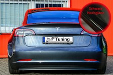 Cup Diffusor Ansatz SCHWARZ für Tesla Model 3 + Performance Heckstoßstange ABS