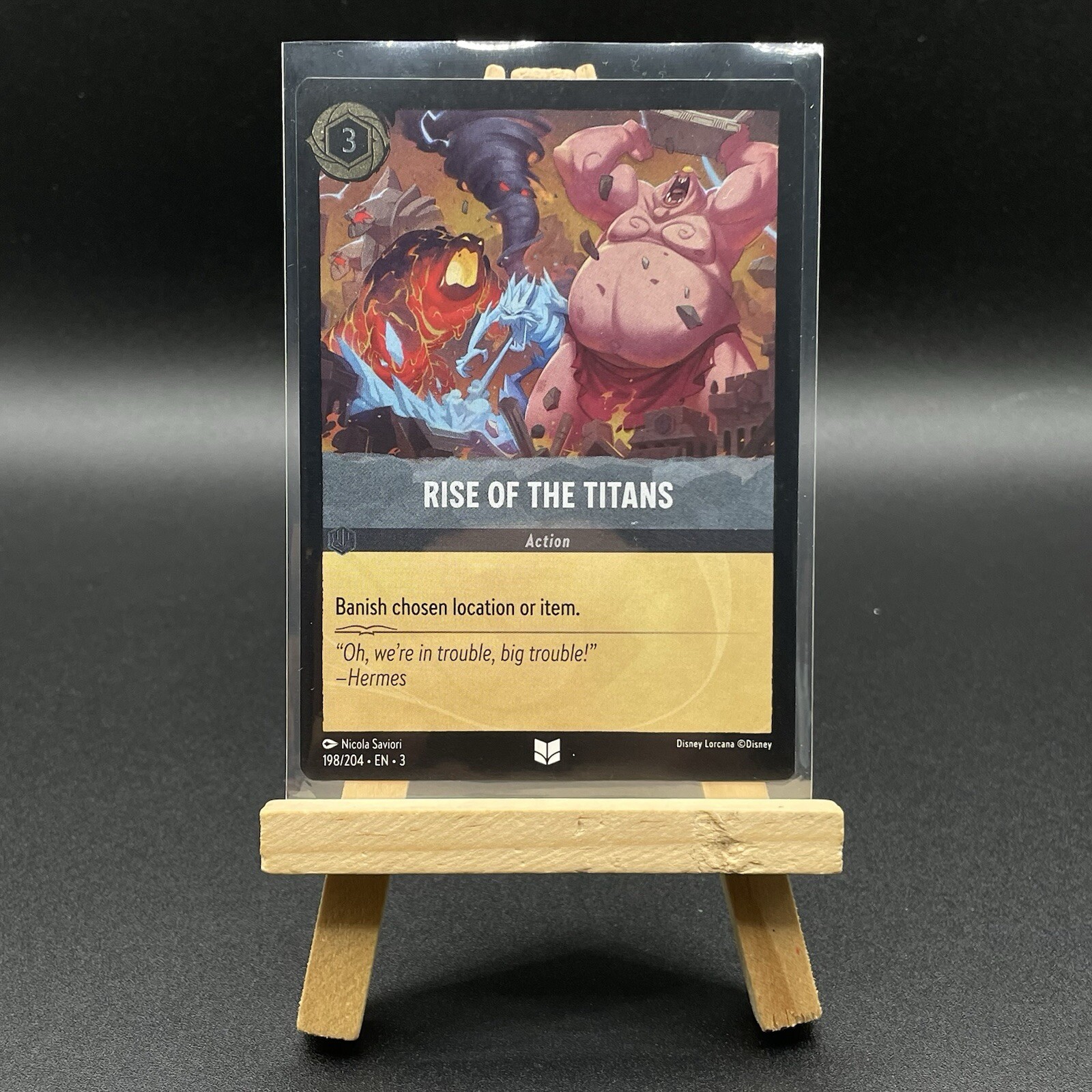 Rise of The Titans 198/204 Foil Uncommon Into The Inklands Disney Lorcana NM