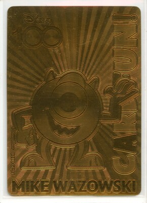 【限定100枚】ディズニー純金カード 100years of Wonder 2023 Card Fun Disney 100 Years of Wonder MIKE WAZOWSKI D100