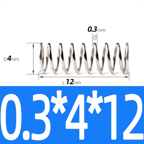 Compression Spring Steel 0.2 - 1mm Wire Dia 2mm - 12mm OD Small Pressure Springs - Picture 12 of 130