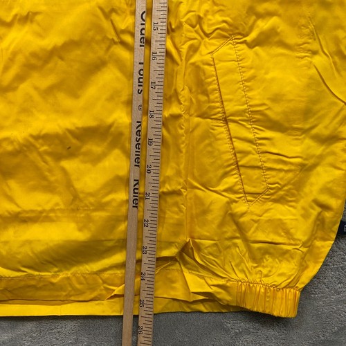 GAP Jacket Youth Large 9-12 Yellow Anorak Windbreaker Pullover Hooded Outdoors - Picture 10 of 13