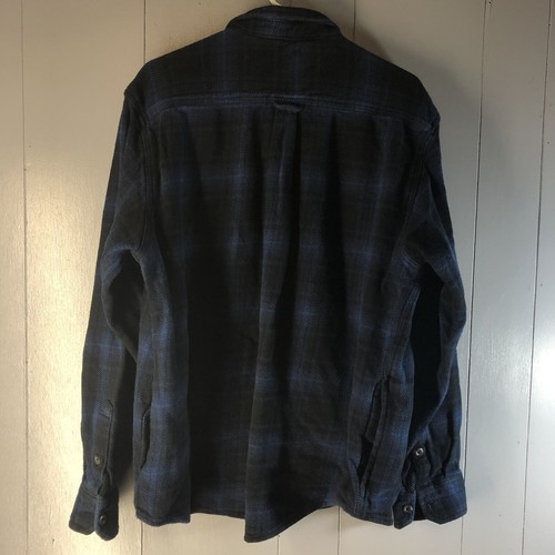 Orvis Shirt Men's Button Up Shirt Size XL Long Sleeves Flannel Blue Black - Picture 9 of 9