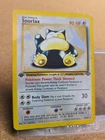 Pokémon TCG Snorlax Card 27/64 Jungle Set 1st Edition Rare