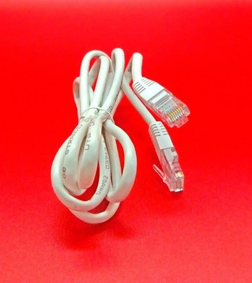 5 FT Ethernet Internet Connection Cable UTP CAT 5e White 28AWG 4 Pairs NEW