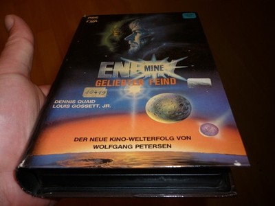VHS RARITÄT: ENEMY MINE - GELIEBTER FEIND (1985) mit Dennis Quaid  HARTBOX
