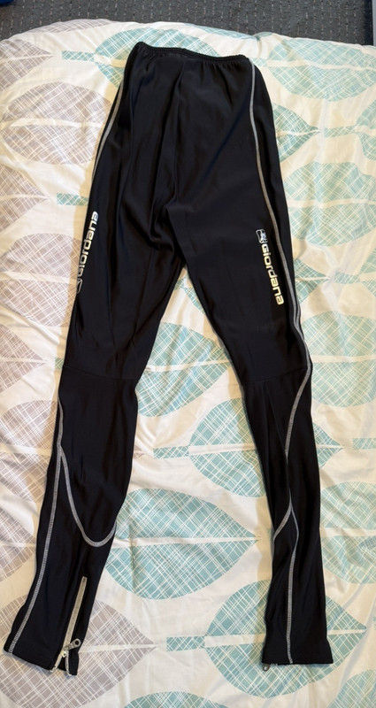 Giordana Men's Cycling Tights Pants XL,  Zipper Ankle EUC
