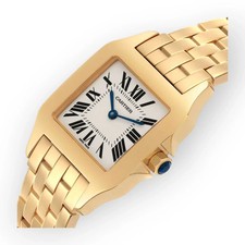 Cartier Santos-Demoiselle Midsize 26mm 18K Yellow Gold Quartz - W25062X9 2