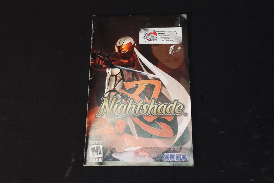 Nightshade Sony PlayStation 2 PS2 2004 Complete CIB Tested - Image 4 of 4