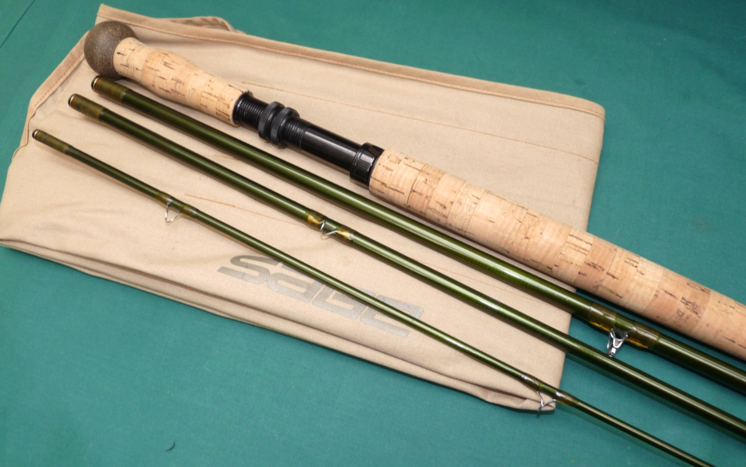 Sage Z-Axis 12'9"  4 section Switch fly fishing rod #8 v clean + bag 128