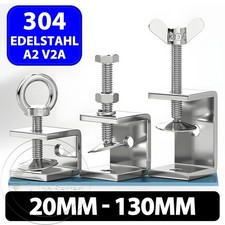 C Klemme A2 Edelstahl Heavy Duty Tiger Klemme Holzbearbeitung Klemme 20-130mm