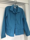 Women’s Talbots Blue Cotton Blazer  Jacket Size M — photo 8