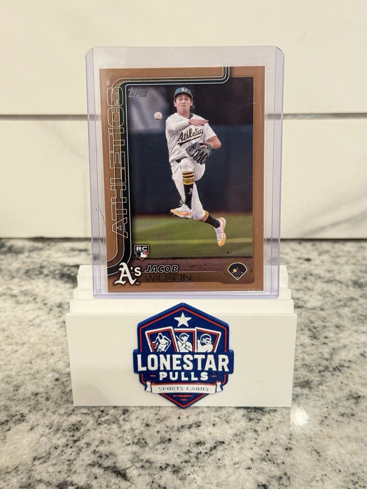 2025 Topps Series 1 - Jacob Wilson #314 Gold /2025 (RC)