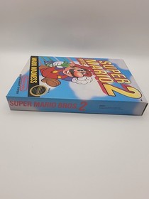 Super Mario Bros. 2 NES FIRST PRINT BOX CIB ROUND Seal TM Nintendo 1988 