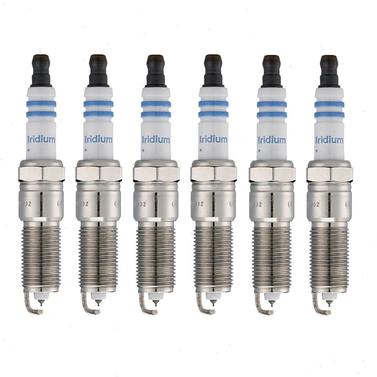 6 pc Bosch Double Iridium Spark Plugs for 2009-2016 Lincoln MKS 3.7L V6 cz