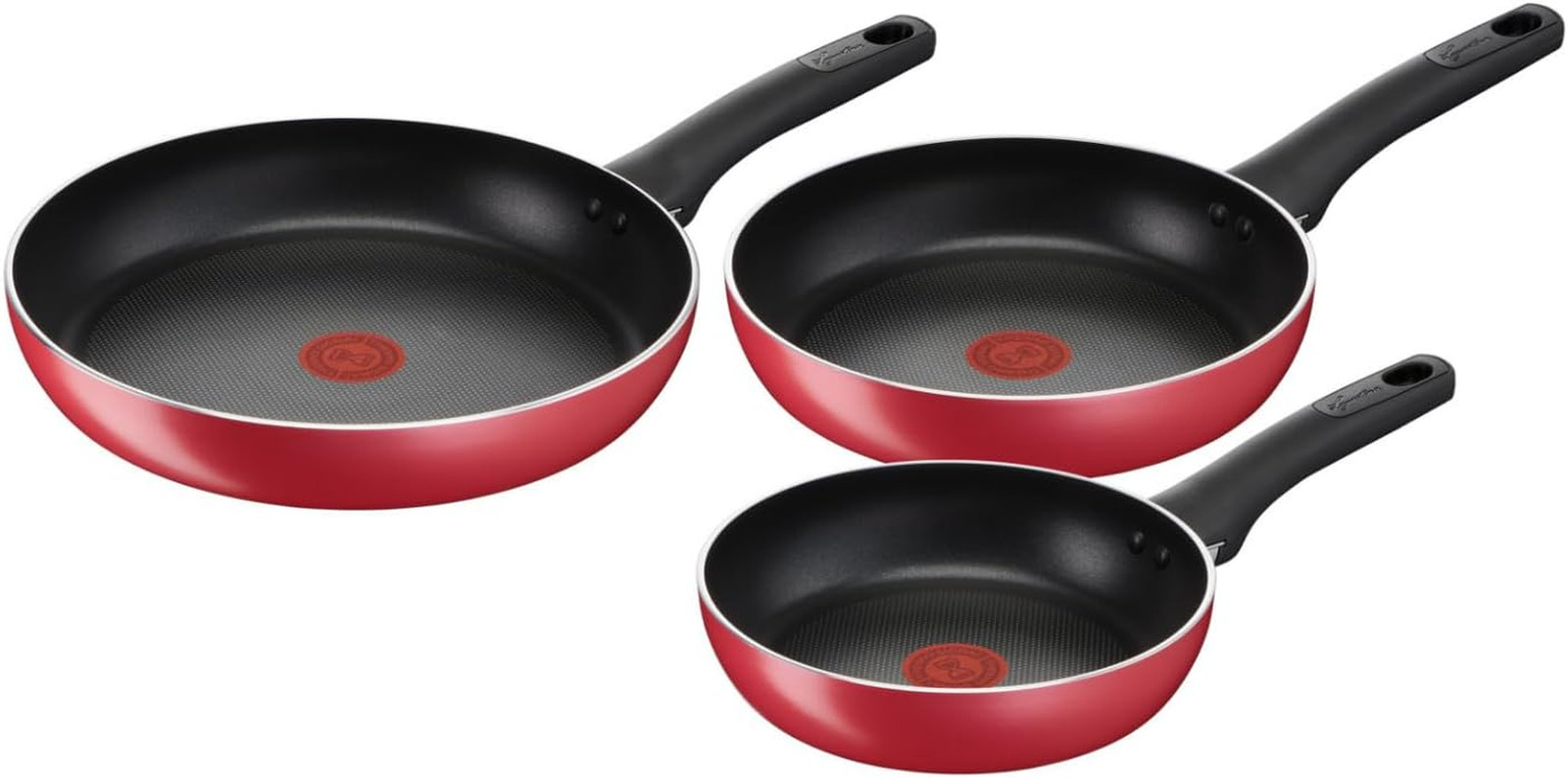 Set 3 Padelle Lagostina Cucina Mediterranea Ø 20/24/28 cm Antiaderenti