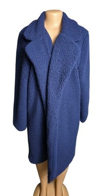 Teddy Borg Coat Oversized Sherpa Fleece Open Front Jacket Women 2XL CozyChic