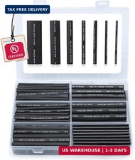 Wirefy Heat Shrink Tubing Kit 180 PCS - 3:1 Ratio Adhesive Lined, Wire Shrink Wr