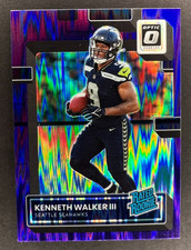 2022 Panini Donruss Optic - Rated Rookie Kenneth Walker III #218 Purple Shock