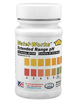 #ad Industrial Test Systems 481104 WaterWorks pH Check Sealed Bottle Water $9.95