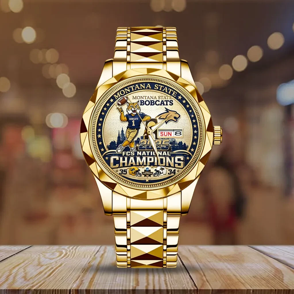 Bobcats Football Alloy Quartz Watch