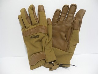 75th RANGERS OR OUTDOOR RESEARCH GORE TEX AGS CONVOY GLOVES MEDIUM COYOTE USGI