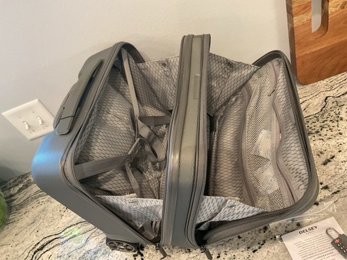 Delsey Helium Shadow 4.0 Under-seat Rolling Carry-on Gray 2 Wheel Hard-shell - Picture 7 of 15