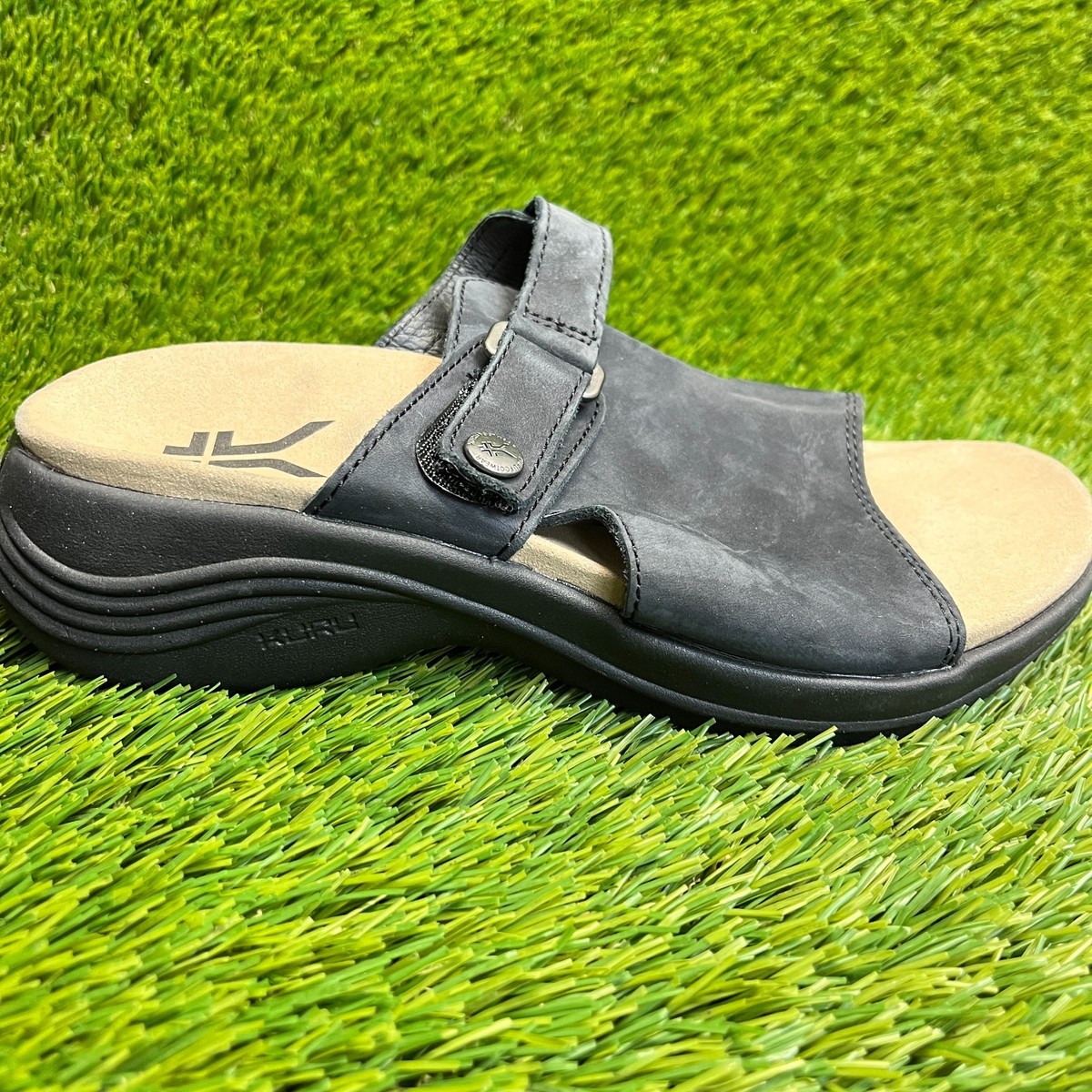 Kuru Coda Aika Womens Size 6 Black Beach Casual Outdoor Slip-On