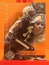 2015 Topps Platinum Andrus Peat #124 RC - Orange Refractor