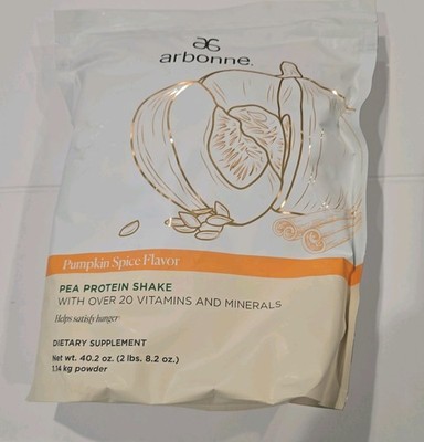Arbonne Protein Shake Pumpkin Spice flavor 2lbs  Exp 06/21