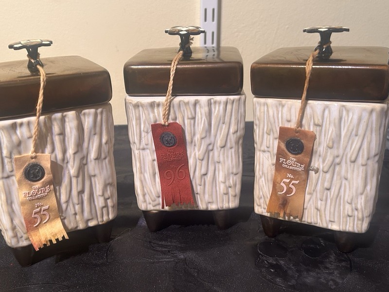 RARE Discontinued Votivo Flouré Collection Set of 3 Candles w/ Lids & Tags HTF