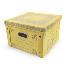 Twinkle Twinkle Little Star Baby Keepsake Storage Box Collapsible Gift Newborn