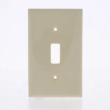 Eaton 5134V Ivory 1-Gang Toggle Switch Unbreakable Nylon Standard Size Wallplate